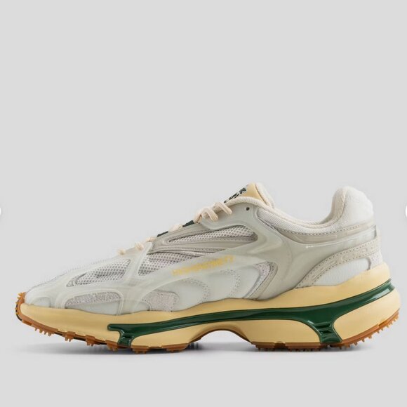 NEW Highsnobiety X Lacoste Sneakers Trainer L003 2K24 White/Eggshell/Green 10.5